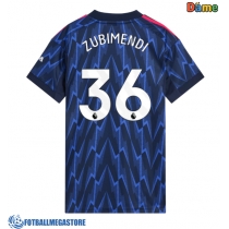 Fotballdrakt Dame Arsenal Martin Zubimendi #36 Bortedrakt 2025-26 Kortermet